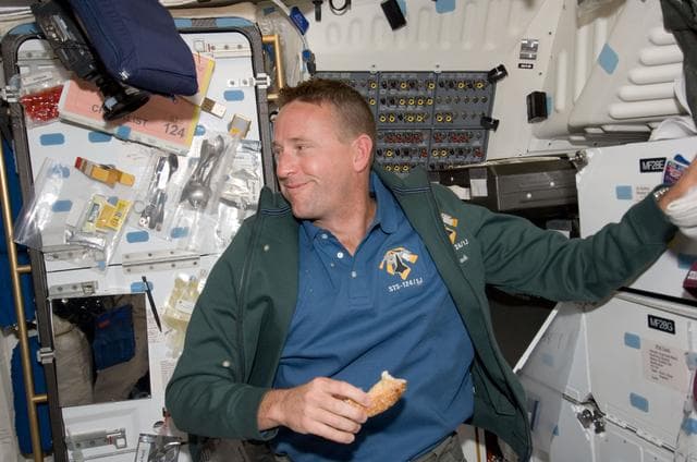 NASA image: Ham on middeck