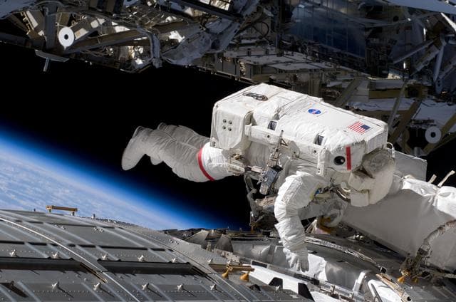 NASA image: STS-124 EVA 2 JEM Zenith ACBM Prep
