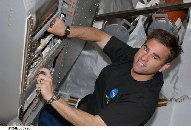 NASA image: Chamitoff in JPM