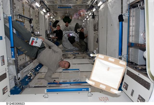 NASA image: STS-124 crew in JPM