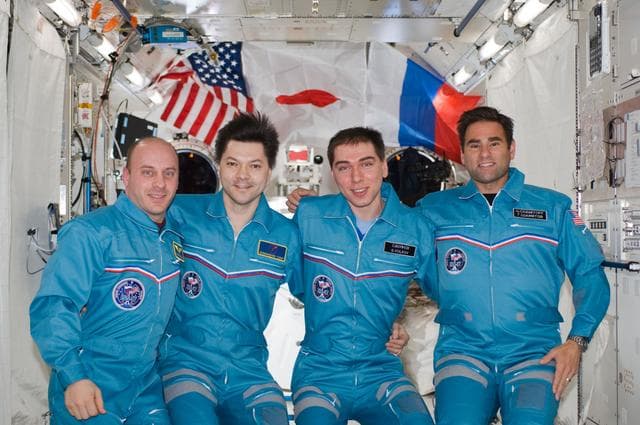 NASA image: Expedition 17 crew on-orbit portrait