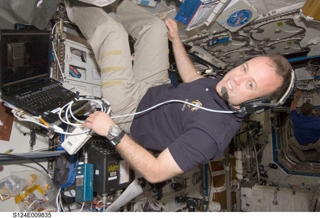 NASA image: Garan in Destiny laboratory module