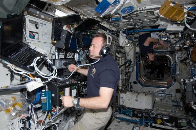 NASA image: Garan in Destiny laboratory module