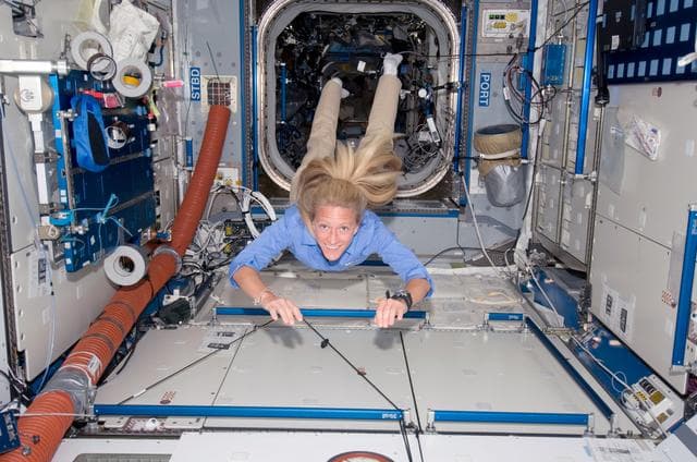 NASA image: Nyberg in the Node 2 module