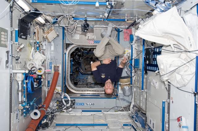 NASA image: Garan in the Node 2 module