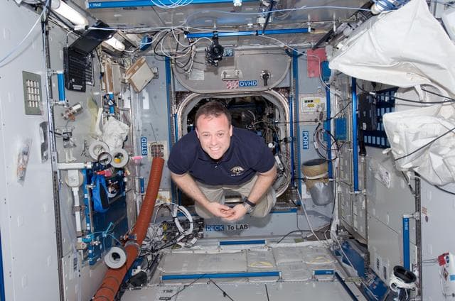 NASA image: Garan in the Node 2 module