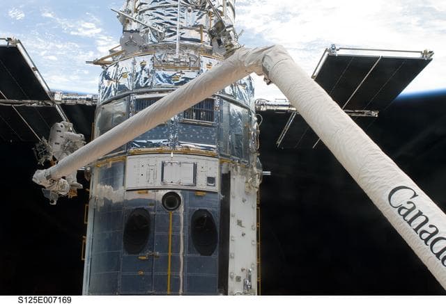 NASA image: STS-125 MS5 Feustel during EVA1