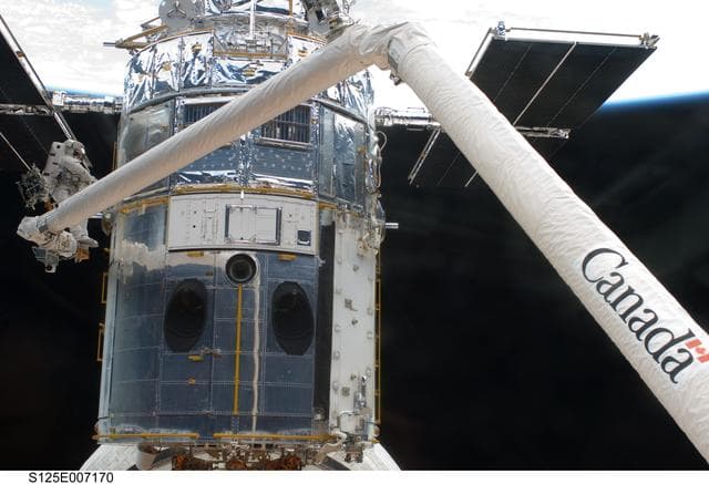 NASA image: STS-125 MS5 Feustel during EVA1