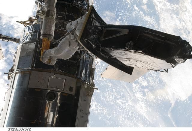 NASA image: STS-125 MS5 Feustel during EVA1
