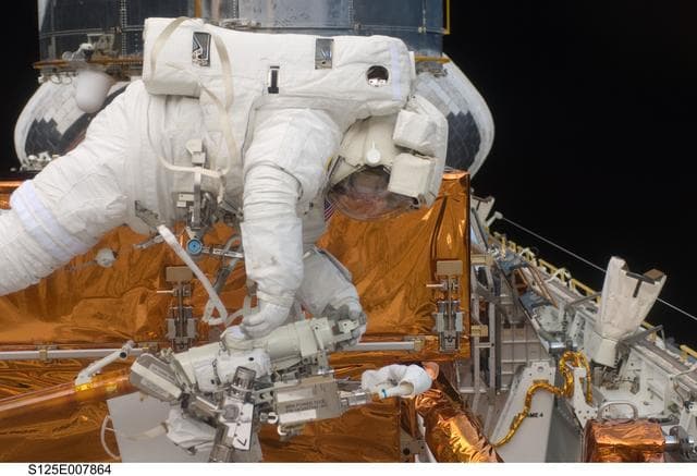 NASA image: STS-125 MS5 Feustel during EVA3