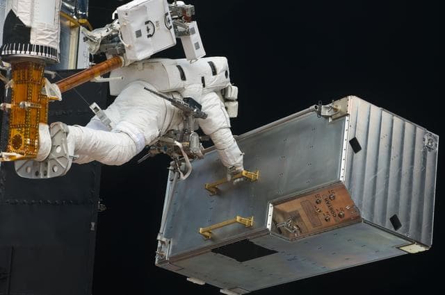 NASA image: STS-125 MS5 Feustel during EVA3