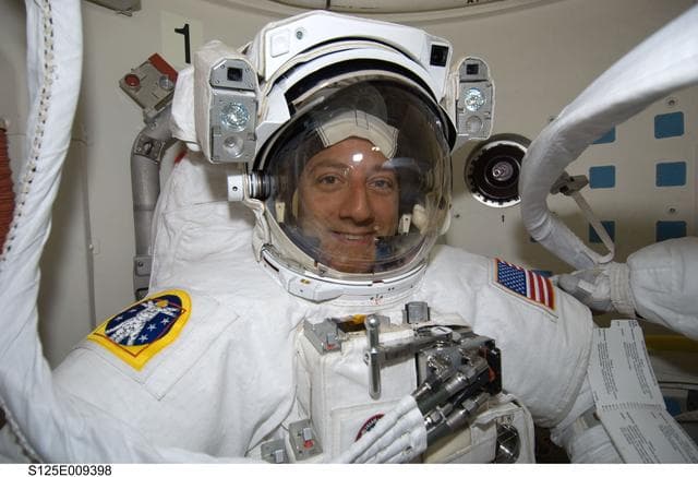 NASA image: View of STS-125 MS4 Massimino prior to the start of EVA4