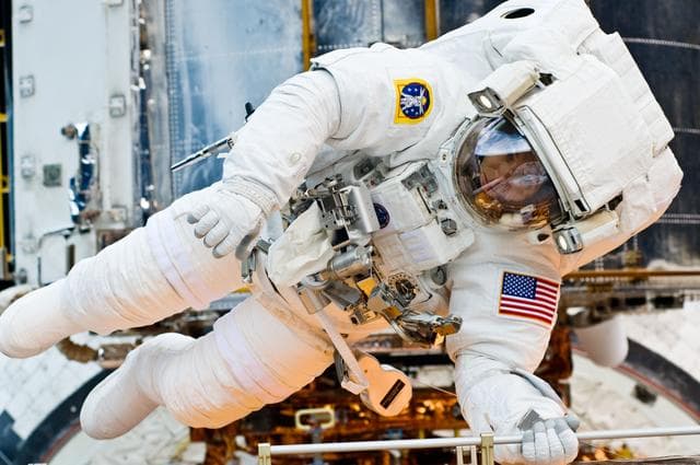 NASA image: STS-125 MS5 Feustel during EVA5