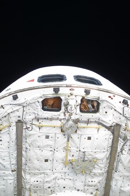 NASA image: View of STS-125 Crew Members during Flight Day 8 Activities