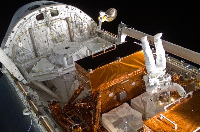NASA image: STS-125 MS5 Feustel during EVA5
