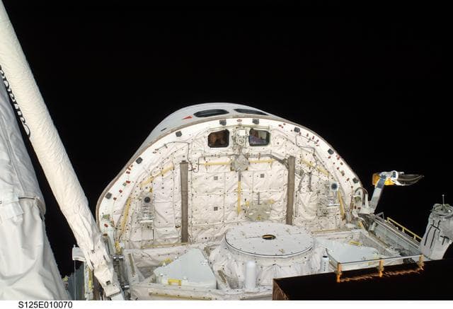 NASA image: View of Atlantis' Payload Bay taken during EVA5
