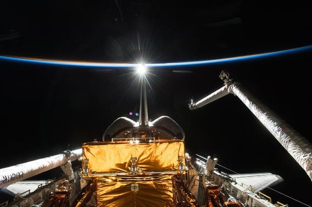 NASA image: View of Atlantis' Payload Bay