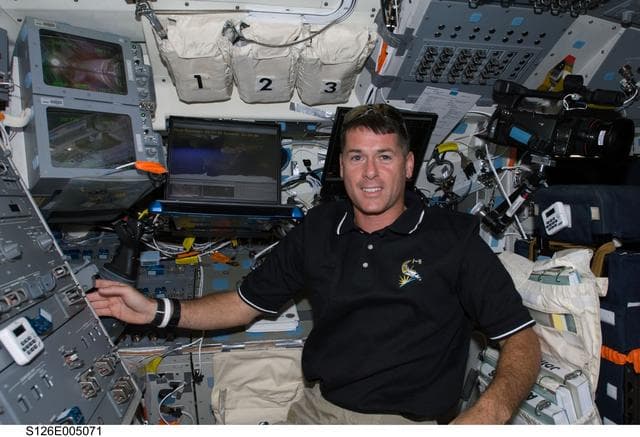 NASA image: Kimbrough on FD during STS-126