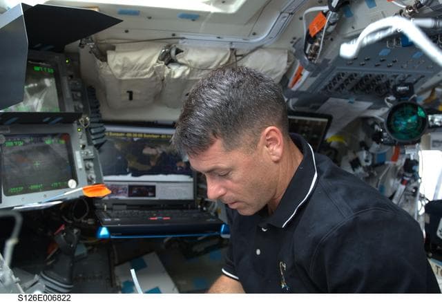 NASA image: Kimbrough on FD during STS-126