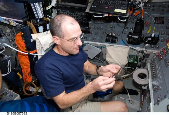 NASA image: Pettit on FD