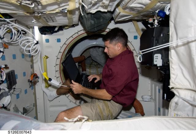 NASA image: Kimbrough on MDDK