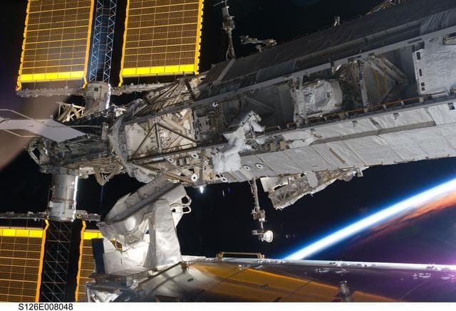 NASA image: Bowen during EVA 1