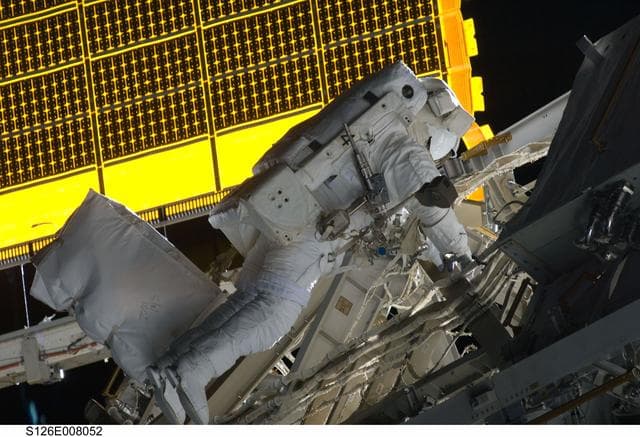 NASA image: Bowen during EVA 1