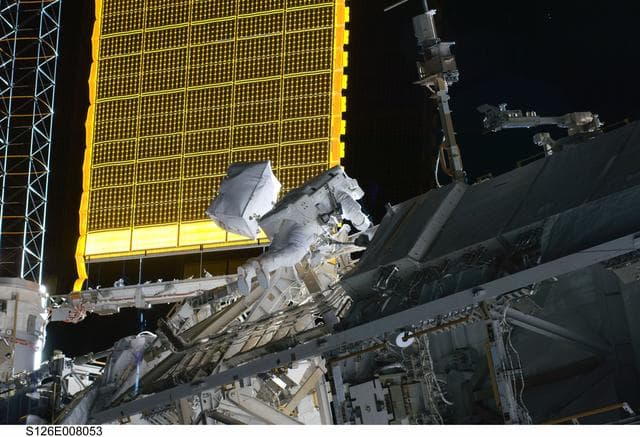 NASA image: Bowen during EVA 1