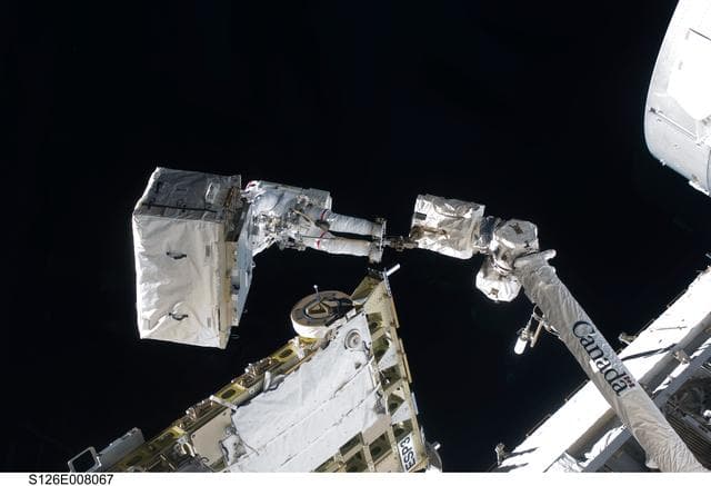 NASA image: Stefanyshyn-Piper during EVA 1
