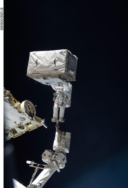 NASA image: Stefanyshyn-Piper during EVA 1