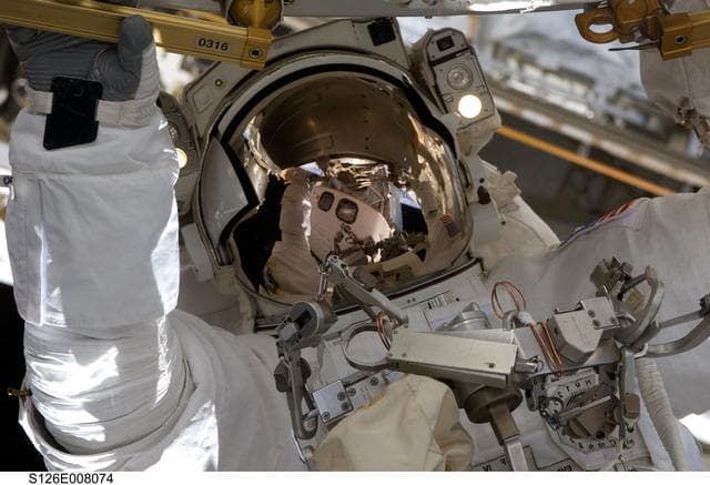 NASA image: Bowen during EVA 1