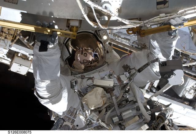 NASA image: Bowen during EVA 1