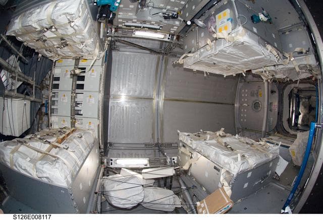 NASA image: MPLM during Expedition 18 / STS-126