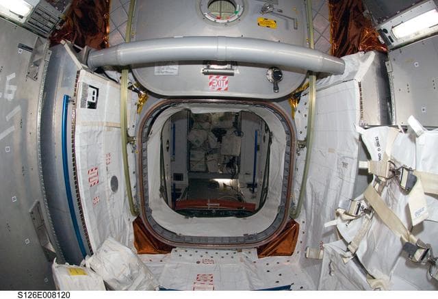 NASA image: MPLM during Expedition 18 / STS-126