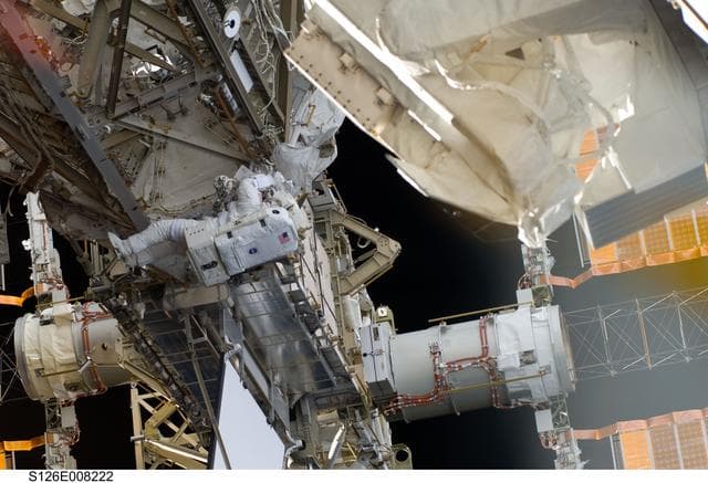 NASA image: Bowen during EVA 1