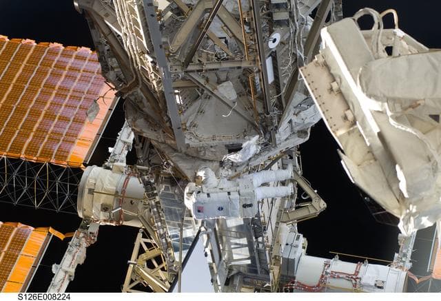 NASA image: Bowen during EVA 1