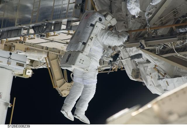 NASA image: Bowen during EVA 1