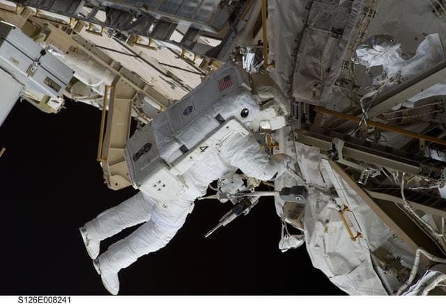 NASA image: Bowen during EVA 1