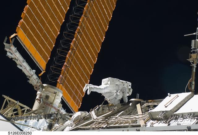NASA image: Bowen during EVA 1