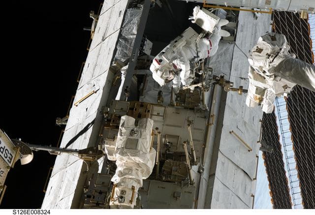 NASA image: Kimbrough during EVA 2