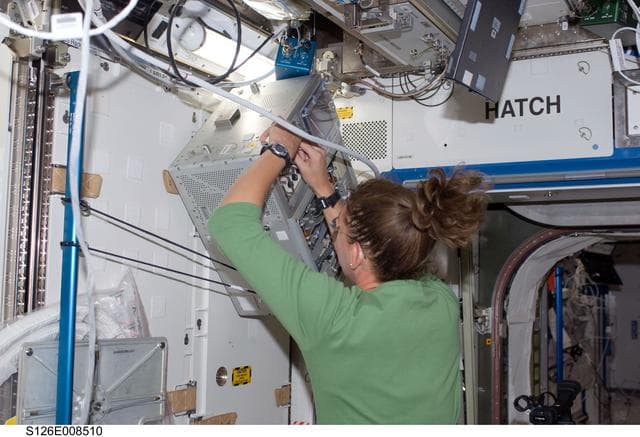 NASA image: Magnus during TOCA Installation