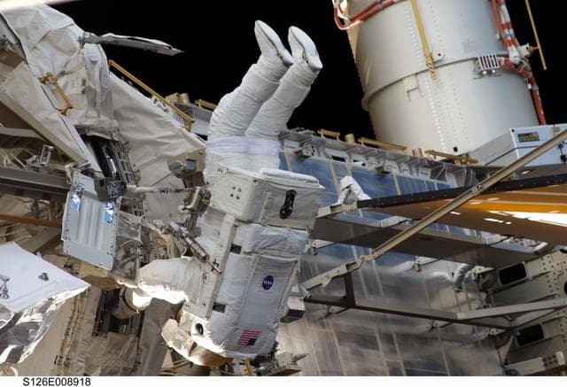NASA image: Bowen during EVA 3