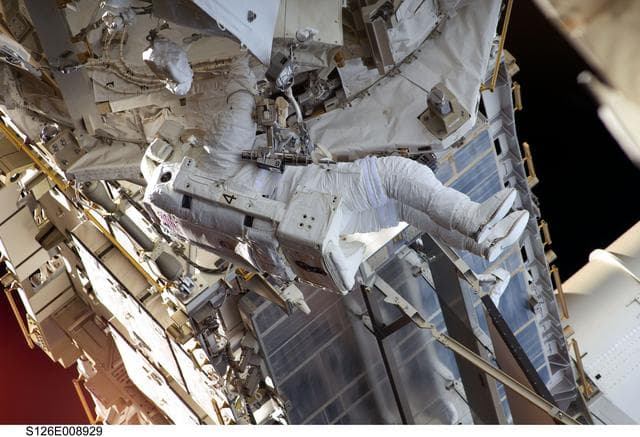 NASA image: Bowen during EVA 3