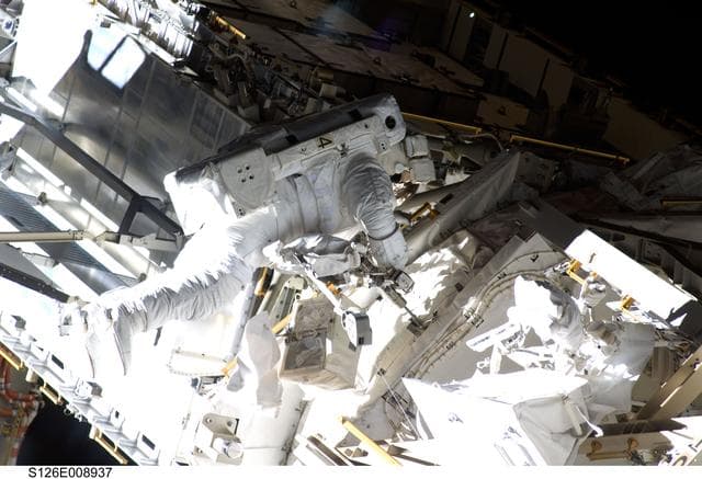 NASA image: Bowen during EVA 3