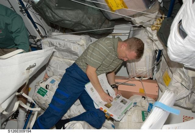 NASA image: Boe in Node 1