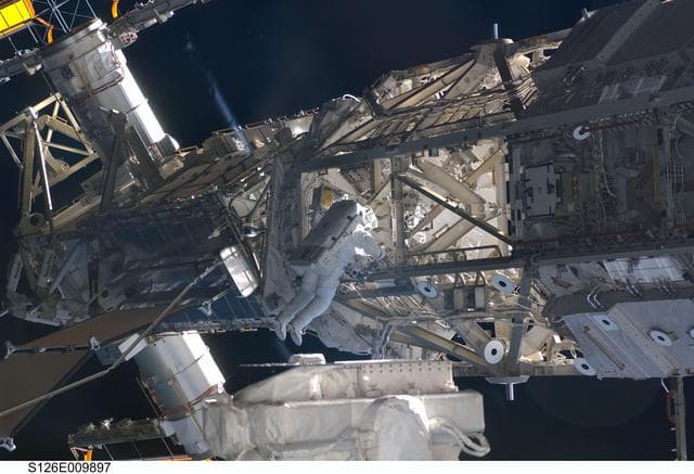 NASA image: Bowen during EVA 4