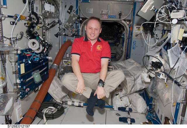 NASA image: Fincke in Node 2
