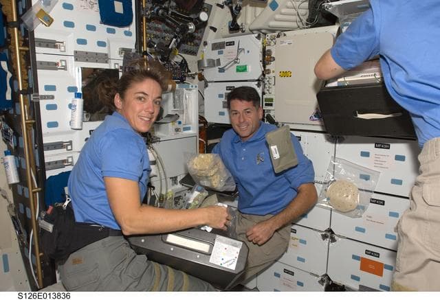 NASA image: Crewmembers Celebrate Thanksgiving on MDDK