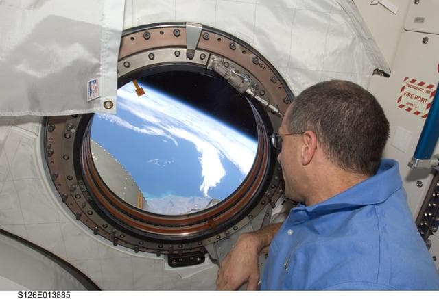 NASA image: Pettit in Kibo