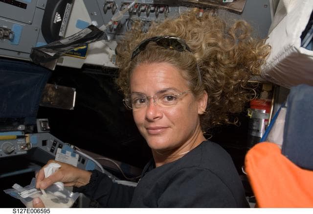 NASA image: Payette in the FWD FD on Space Shuttle Endeavour during STS-127 Mission